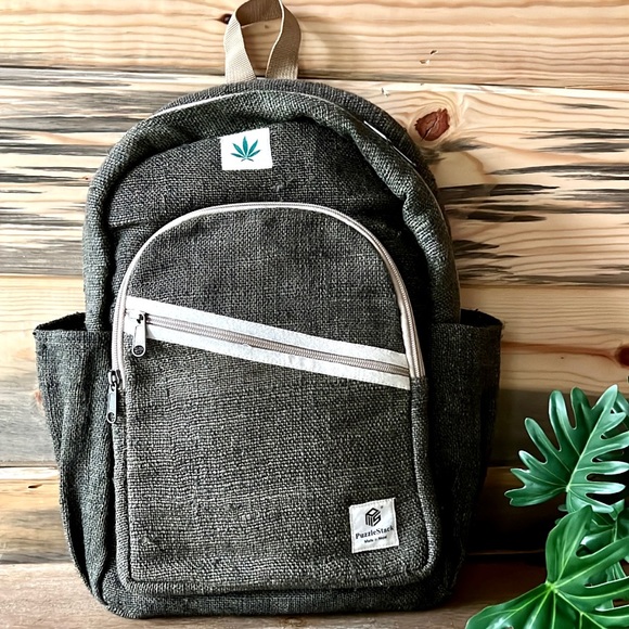 Pure Hemp Backpack Full Size Unisex Design - Picture 6 of 12